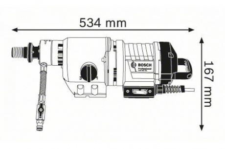 Купить Бурильная установка BOSCH GDB 350 WE     0.601.189.900 фото №2