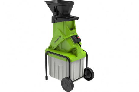 Купить Измельчитель GREENWORKS с ящиком 230V GACSB 2500W фото №1