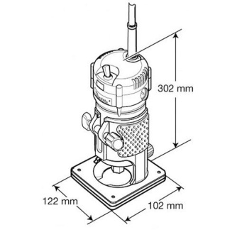 Купить Фрезер Makita 3710 фото №2