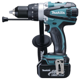 Купить Дрель аккумуляторная Makita DHP 458 RFE фото №1